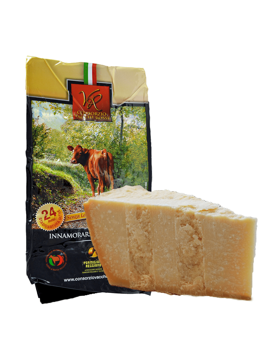 Parmigiano Reggiano AOP - Vacche Rosse - 24 Mois (1.0 Kg.) 