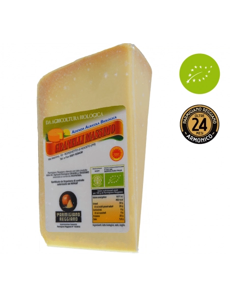 Parmigiano Reggiano AOP - Biologique - 24 Mois
 Format-1 Kg.