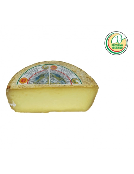 Pecorino Toscano AOP, fromage de brebis assaisonné - demi meule