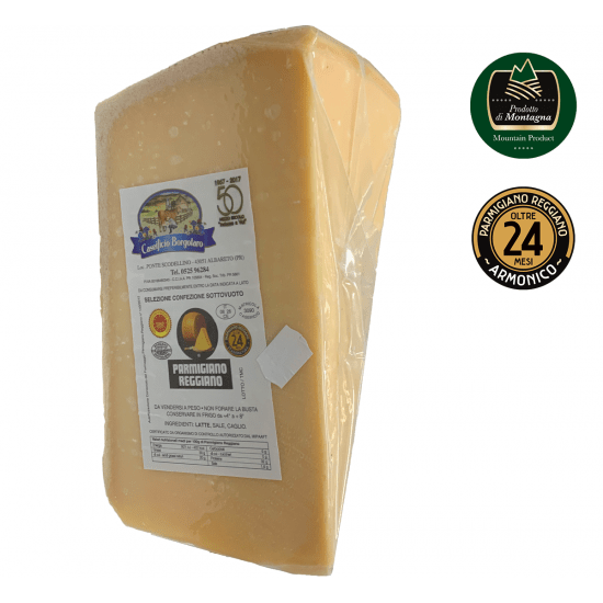Parmigiano Reggiano DOP Italian Cheese, Aged 24 Months