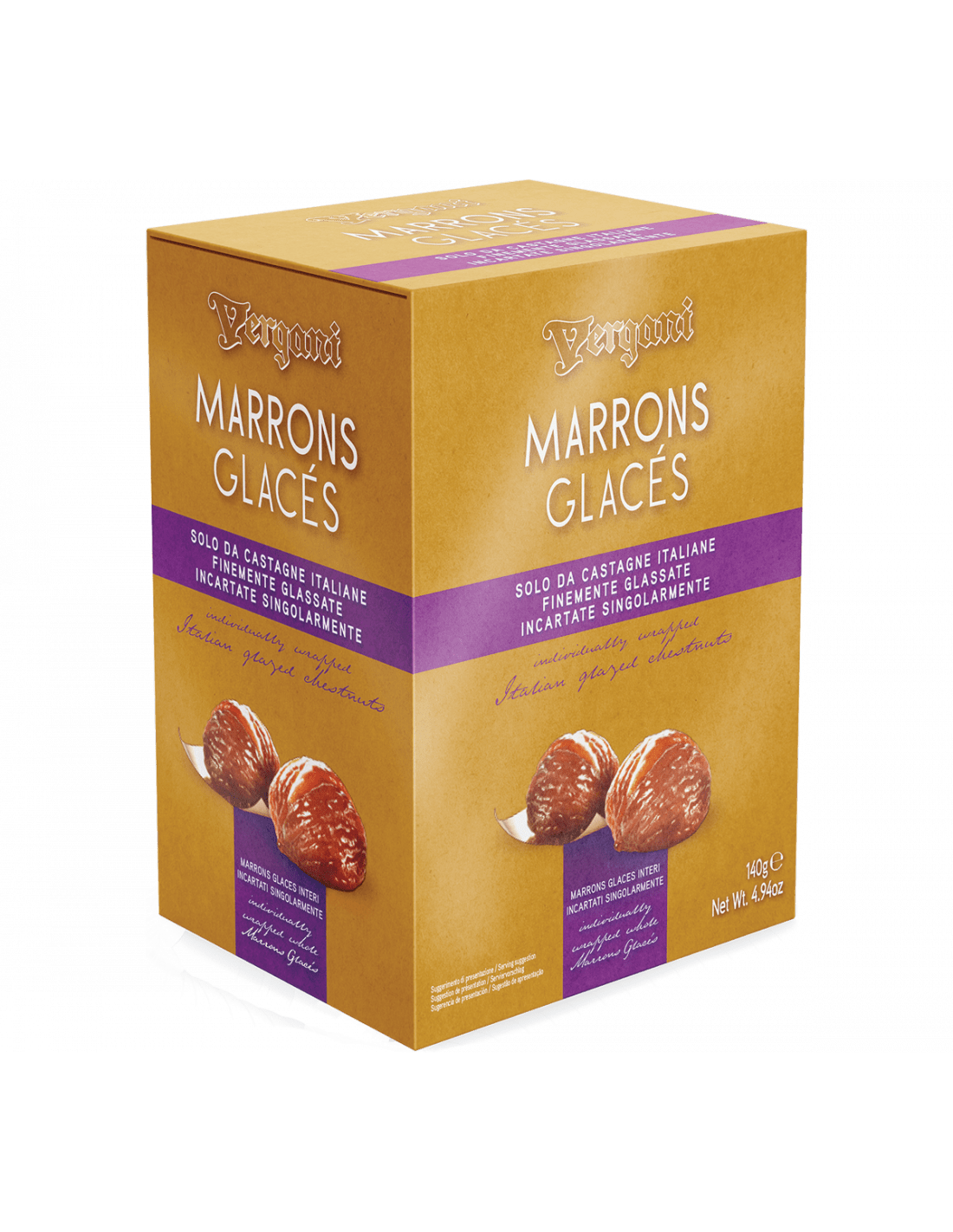 Marron Glacés - Whole - Christmas Specialty - In Box (140 Gr. / 4.94 oz.) 