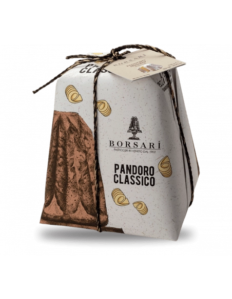 Pandoro Traditionnel - Gâteau italien - Emballé à la Main
 Format-750 gr.